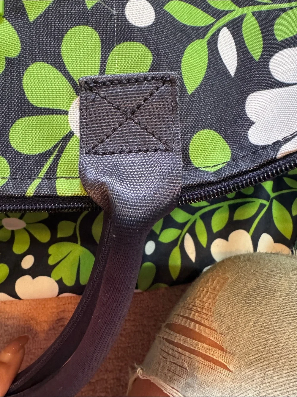 Vera Bradley Trimmed Traveler lucky You Tote Bag